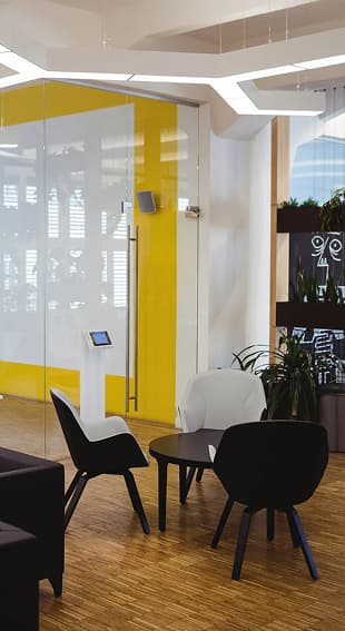 Andish Solutions office meeting area