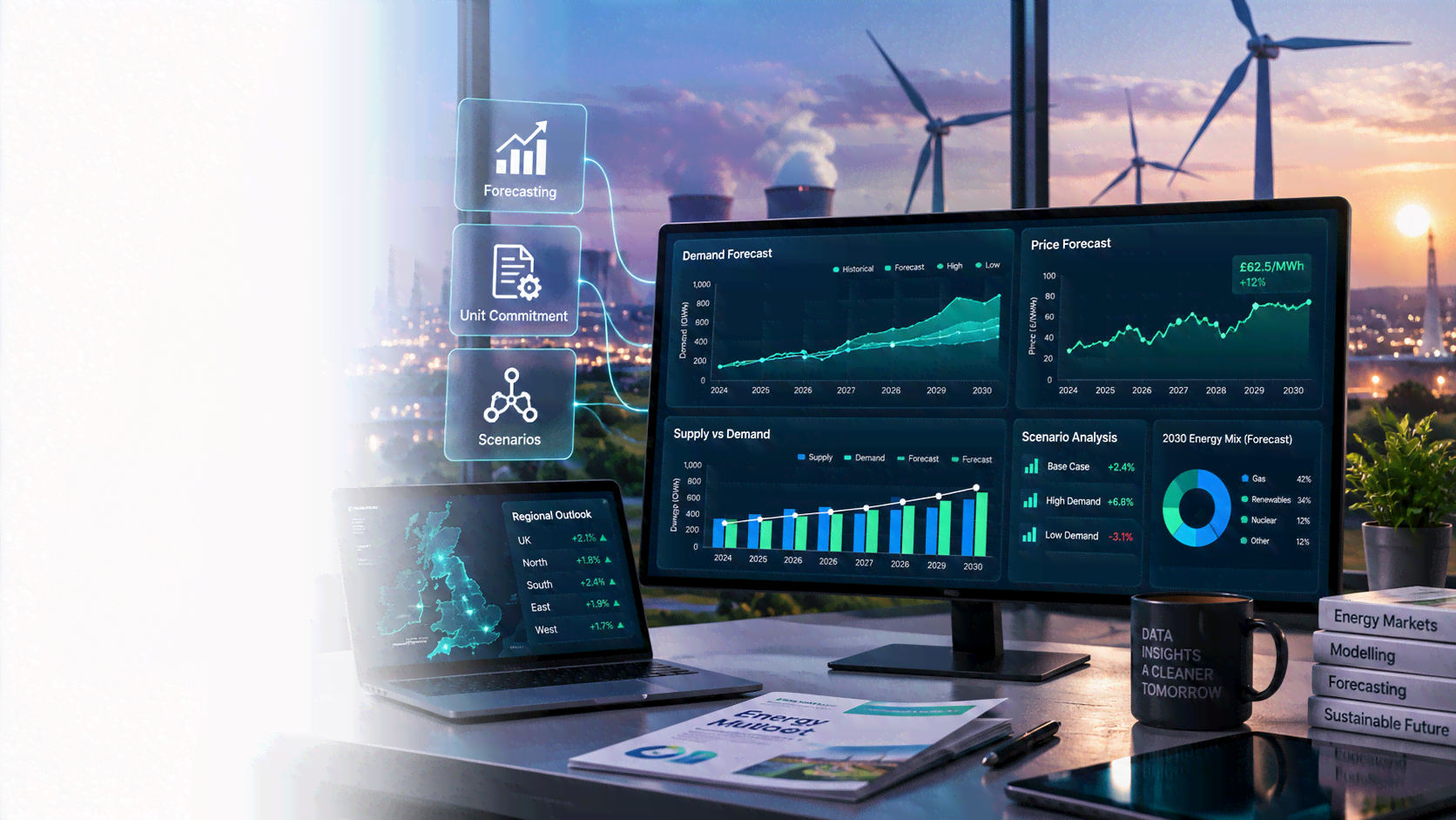Energy modelling and forecasting dashboard
